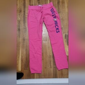 Gilly Hicks Pink Sweat Pants Vibrant Joggers